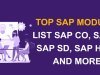 Top SAP Modules list in India 2023