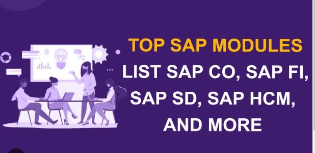 Top SAP Modules list in India 2023